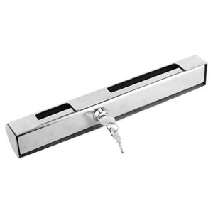 Sicherheits-Schiffsmotorschloss aus Edelstahl, Außenbordmotorschloss mit 2 Schlüsseln, Diebstahlsicherung für Yachtboote