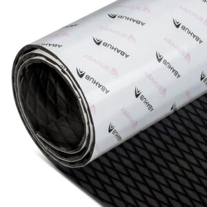 Abahub-Bootsbeschlag, EVA-Schaum, Selbstklebend, Boots-Bodenbelag, rutschfest, Marine-Boot, Decking-Matte, für Boote, Yachtboden, Schwimmbad, 240x60cm, Schwarz