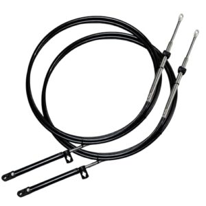 Ergonomisch entworfener Außenbordmotor für die Mercury Fernbedienung 33c Gen I Gaszug Schaltzug mit hoher Effizienz und langfristiger Lebensdauer aus hochwertigen Edelstahl-304-Materialien.