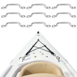 Befestigungshaken mit 5 mm Schraublöchern, Robuste Augplatte für Riemenkrampen, Marine Hardware und Decksplatte