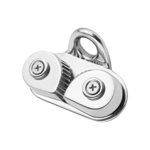 Edelstahl Schotklemme für Boote, Nockenklemme Curryklemme mit Drahtführungsring für Max. 15mm Tau Seil