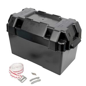 Batteriekasten aus Polypropylen für max 110 A Werkzeugkasten mit wasserdichter Konstruktion und Einstellungs- und Sicherheitsgeräten