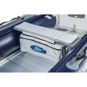 Sitzbanktasche für Schlauchboot, Lichtgrau, 85 cm Breite, ideal zum Transportieren von Zubehör und Gegenständen