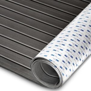 EVA-Schaum-Boot-Bodenbelag mit 3M-Selbstklebender Unterstützung für DIY-Boote, Marine-Blatt und Faux-Teak-Material, rutschfeste Kühler-Pads für Kajak, Yacht, Schwimmbad und RV