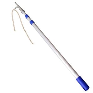 Teleskopischer Bootshaken aus Aluminium für sicheres Anlegen und Ablegen von Bootsgrößen bis 6 Meter