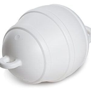 Verankerungsboje mit Durchmesser 250 mm und Höhe 390 mm, weiße Farbe, für diverse Anwendungen geeignet