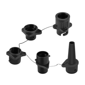 Aufblasbarer Adapter für Schlauchboot, SUP Surf Paddle und Fischerboote - 4-in-1-Pumpenadapter mit hochwertigem Kunststoff und Dichtungsring