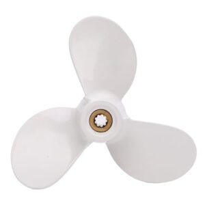 Brrnoo 3 Stück Boot Propeller Metall für Außenbordmotoren Schiffsschraube