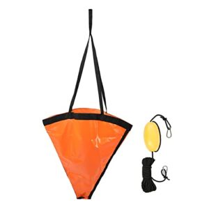 Equlup 32-Zoll-Driftsocke mit Dump-Line-Boje-Seeanker-Kit für Fischerboot Kajak Ponton Seeanker Drogue Boje Ball Schwimmsystem