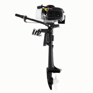 Garbenat 4-Takt Außenborder mit 4 PS und 2,9 kW Leistung für Schlauchboote und Fischerboote mit CDI-Zündung und Luftkühlung