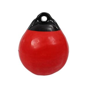 Strapazierfähiger PVC-Bootball, runder Anker, Boje, Dock, Stoßstangenball, aufblasbarer Schutz, Marine-Festmacher-Boje, Rot