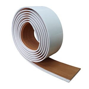 Selbstklebender Eva-Schaum Bodenbelag mit Teakholz-Optik, rutschfester Bootsmatte für Motorboot, Wohnmobil, Yacht und Kajak