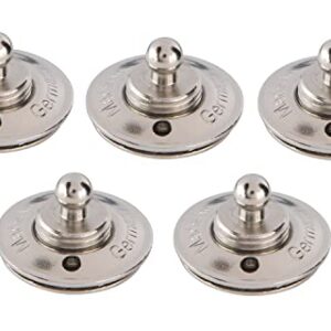 LOXX Unterteile 5 Stück Stoffschrauben - innovative Schnellverschlüsse für textile Verbindungen