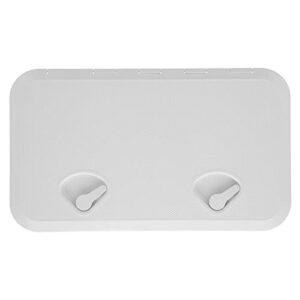 Marine-Deckluke, Zugangsluke, Weißer Deckzugangsluke, Inspektionsdeckel für Marineboote, 24x14inch, plastic, white, ymiko