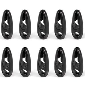 Nautika Seilhalter mit Klemme und Stopper für Gummiseile, ideal für Boote zum Halten und Festklemmen von Seilen mit 5mm, 6mm oder 8mm Durchmesser