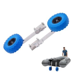 Schlauchbooträder, Max. Traglast 150 kg, Transporträder aus Edelstahl für Schlauchboote und Anhänger