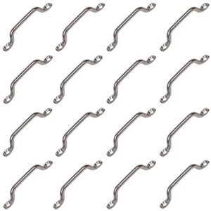 16-stück Edelstahl Pad Eye Ösen für Kajak Kanu Rigging, Wand-Haken und Befestigung auf dem Boot