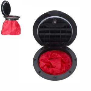 Wasserdichter Lukendeckel mit Roter Aufbewahrungstasche für Kajak, Kanu & Marine Boot