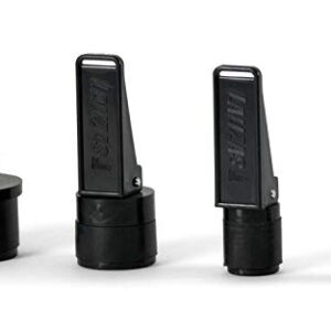 2X Lenzstopfen mit Hebel-Verschluss Kunststoff Schwarz Bilgestopfen Schnellverschluss Boot Bilge Stopfen Größe Durchmesser 35 mm