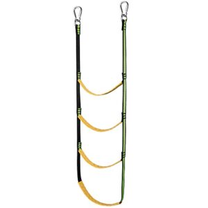 Marine 4 Stufen Bootsleiter, Strickleiter für Boot, klappbar und abnehmbar, ideal für Schlauchboote und Kajaks
