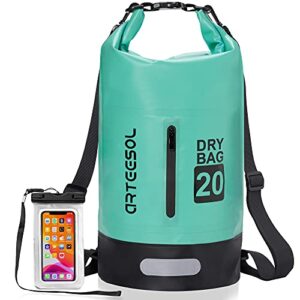 Wasserfester Rucksack aus PVC-Gewebe, ideal für Bootfahren, Schwimmen und Kajakfahren, verschiedene Größen und Farben verfügbar