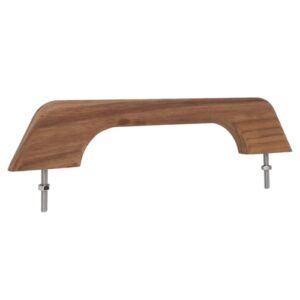 Ergonomischer Teakholz-Handlauf für Boot, RV und Camping - Wetterfest und robust