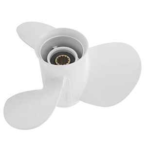 Ein hochwertiger Aluminium Bootspropeller für den Außenbordmotor, ideal für Segelboote und Motorboote bei der Wasserfahrt, Bootstypen und Wassersportarten wie Angeln