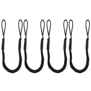 Neu bei NewDoar - Bungee Dock Line 4er Pack, Festmacherseil für Boot, Ankerleine mit seitlichen Schaumstoffschwimmern für Kanu, Segelboote, Kajaks und Holzboote, ruckfreie und sichere Anlegemöglichkeit