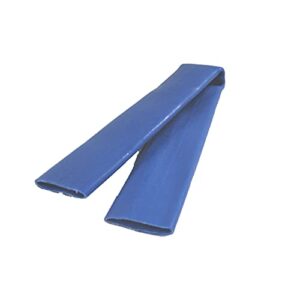 Blauer Gurt- und Kantenschutz aus PVC, geeignet für Gurte bis 35 mm Breite, hochwertiger Schutz für Fahrzeuggurte und Kanten.