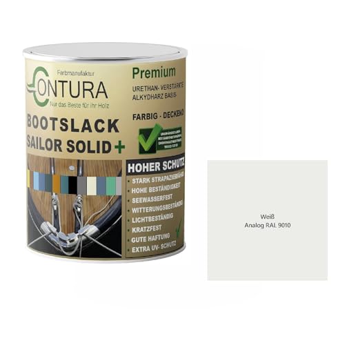 Hochwertiger Lack für Holz, Stahl und Polyester/GFK mit hoher Deckkraft und UV-Schutz