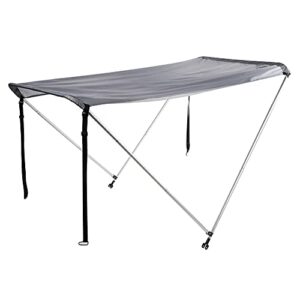 Entatial Boots-Sonnenschutz, Aluminiumlegierungsstange + 210D-beschichtetes Oxford-Stoff Kajak-Markise, Kanu-Sonnenschutz, für Schlauchboot-Fischerboot - perfekter Schutz vor Sonne, Regen und UV-Strahlen