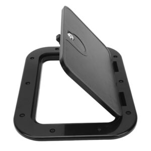 Wetterfeste 12x8-Zoll-Zugangsluke mit Schloss und Schlüssel für Boote, Yachten, Decks und Wohnmobile aus ABS-Material