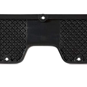 Effektiver Schutz für Heckspiegel - Heckschutzplatte aus Kunststoff für Außenborder, Schwarz, 250 x 90 mm