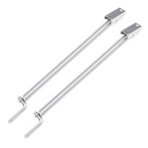 2 Stück Lukenaufsteller aus Edelstahl, 323,8 mm Länge, Rostfrei Marine Qualität, Halter für Boot Luke & Yacht, Robuste Deckelstütze für Wohnwagen, Federaufsteller