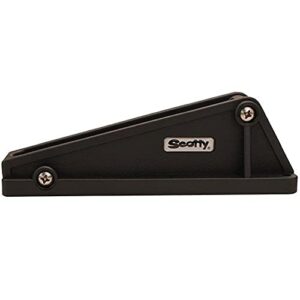 Scotty #278F Ankerschloss, schwarz, dauerhaft fixiert, ideal für Angler, sicher im Wasser einsetzen