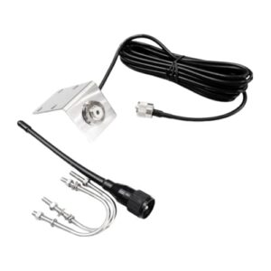 VHF-Marineantenne für Boote, Segelboote und Yachten, wasserdicht mit RG-58-Kabel