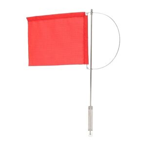 Hochwertige Windrichtungsanzeige Flagge aus Edelstahl für Segelboote, Yachten und Boote, rote Bootsflagge mit Monotypen Mastflagge
