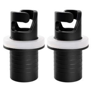 Zwei H-R Ventilkajakadapter für Schlauchboote, Kanus und Paddelboards mit Fußpumpenschlauchadapter - perfekt für elektrische Pumpen, Handpumpen oder Fußpumpen