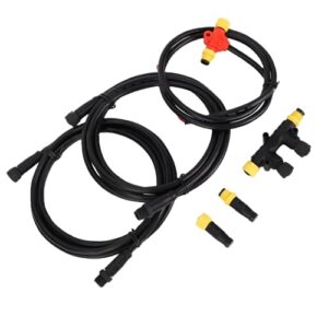 NMEA 2000 Starter Kit für Marine, Zubehör und Terminal-Kit. Das Set enthält ein Hauptstromkabel, Abzweigleitungen, einen Dreiwegestecker und Abschlusswiderstände. Idealer Einstieg für NMEA 2000-Marinenetzwerke mit Lowrance-Geräten