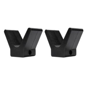 Hochleistungs-V-Block-Bootsanhänger-Bugstopper aus Gummi, 2 Zoll Breit, 4 Zoll V-Spanne, 1/2 Zoll Befestigungsloch, Bootsanhängerzubehör in Marinequalität für Sicheres