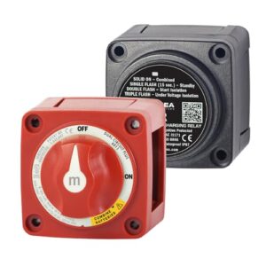 Blue Sea Systems Add-on für Bootsbetrieb, Notfall- und Ausfallsituationen, 2 x 12 V/10 A AC-Batterie-Ladegeräte, integrierte 65-Automatikladeregel
