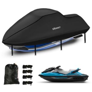 Wasserdichte Bootsplane für Jetskiboote, 420D Oxford Gewebe, Abdeckplanen für Bootserlebnis, Schutz vor Regen und Sonne