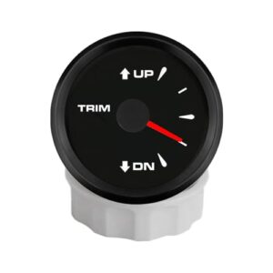 Trim Gauge Meter für schnelle Boote mit 52 mm Messloch und Hintergrundbeleuchtung