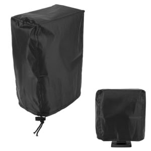 Fischfinder Abdeckung für Lowrance & Humminbird 3-4 Zoll Geräte, 23x16x8cm Oxford Gewebe Echolot Abdeckung mit Silberbeschichtung & Kordelzug wasserdicht Schutz für Bildschirm und Geräte