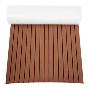 Marine Bodenbelag für Boote, Teak Deck Selbstklebender Matt, Rutschfester Marine Bodenbelag, Passend für Yacht und RV Flooring Sheets 240 * 90 * 0.6cm