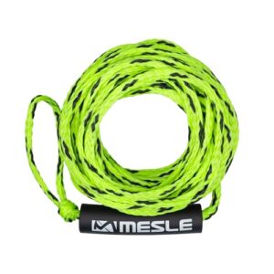 Mesle Schlepp-Leine 2P 50' für Wassersport Tubes und Schleppreifen mit Schwimmer, Zug-Seil für 2 Personen Towable, Länge 15,2 m