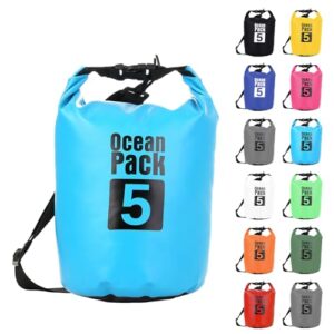 Wasserfestes Dry Bag für Wassersport-Aktivitäten, 5L Kapazität, hervorragend geeignet für Schwimmen, Rafting und Outdoor-Aktivitäten