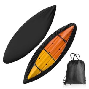 Opaltool 420D Kajak Persenning - Universell passende Bootsplane für Schutz vor Sonne, Regen und Staub bei Kajak/Kanu/Paddelbrett