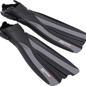 Belly Boat Flossen von Savage Gear, XL/XXL Größe, 70 cm lang, für Angler und Bellyboot Flippers