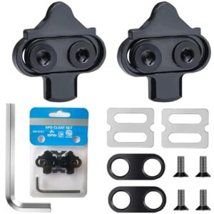 Hochwertige SPD Cleats für Shimano SPD-Pedale, kompatibel mit SH51 und SH56, universell einsetzbar für MTB, Rennrad, Indoor Cycling und Pendeln.